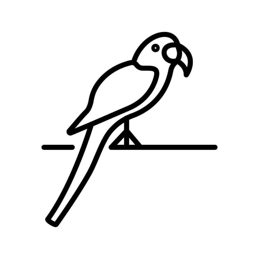 papegaai vector icoon