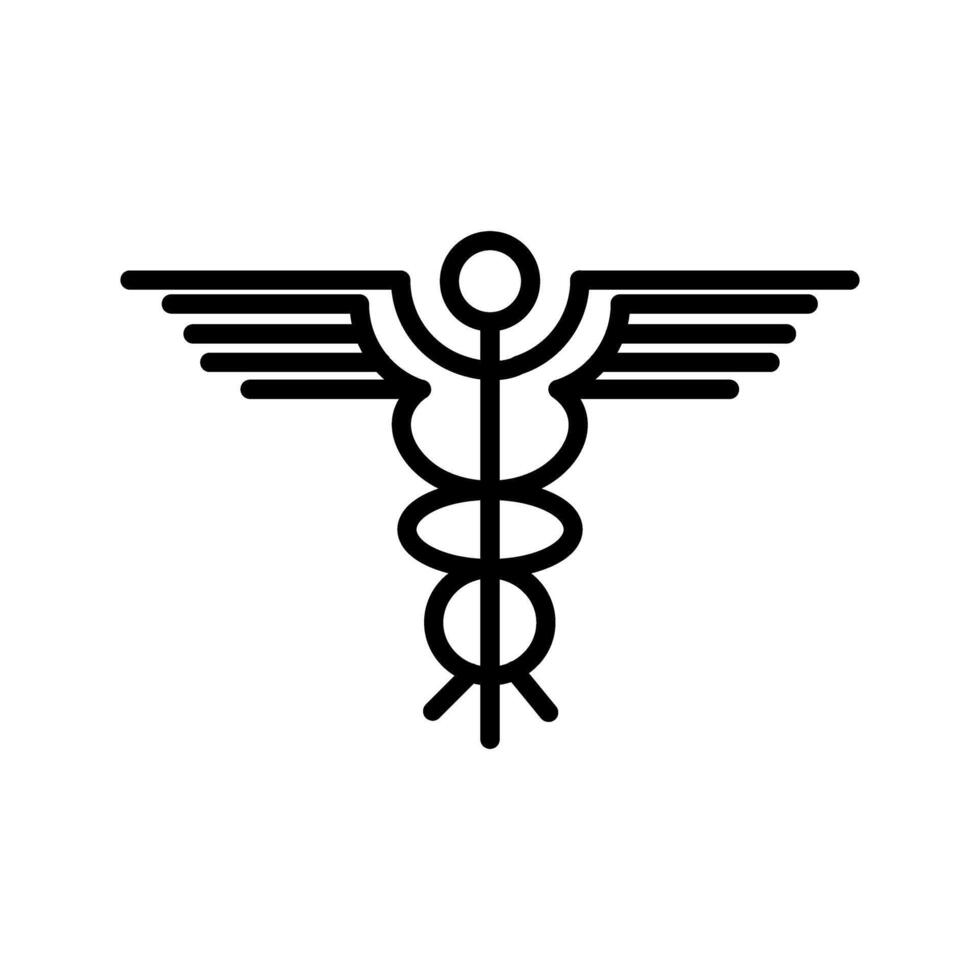 caduceus vector icoon