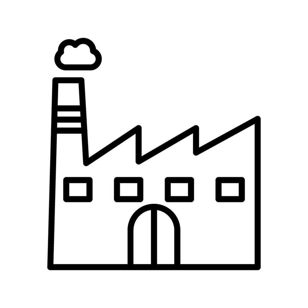 fabriek vector pictogram