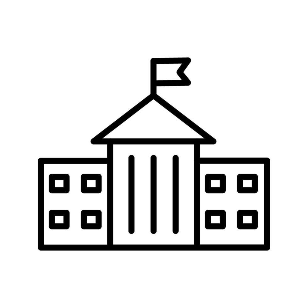 presidentieel gebouw vector icoon