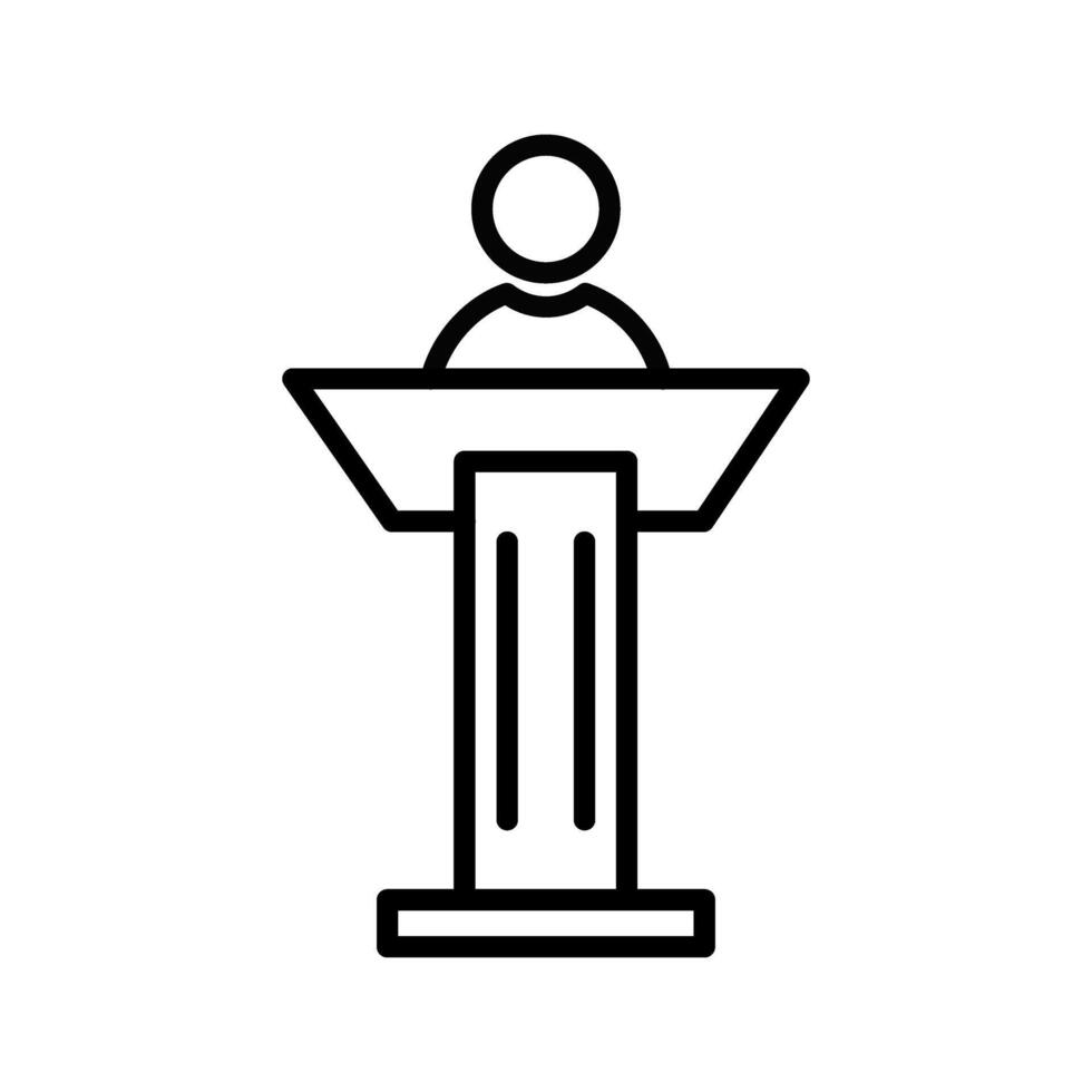 podium vector icoon