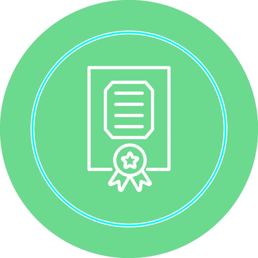 certificaat vector pictogram