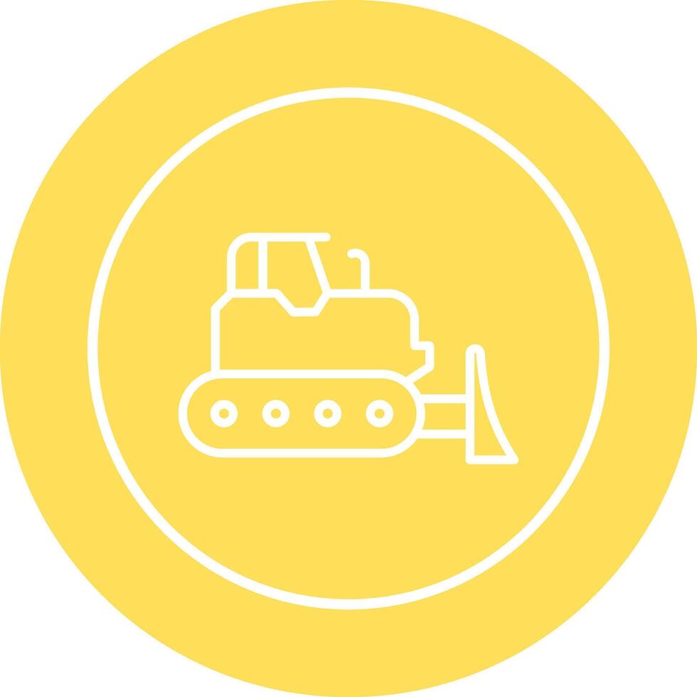 bulldozer vector icoon