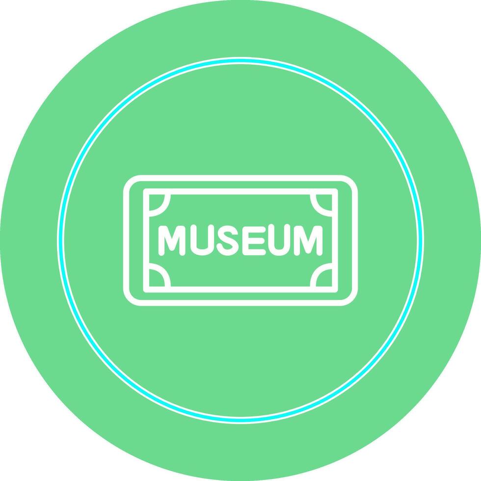 museum label vector icoon