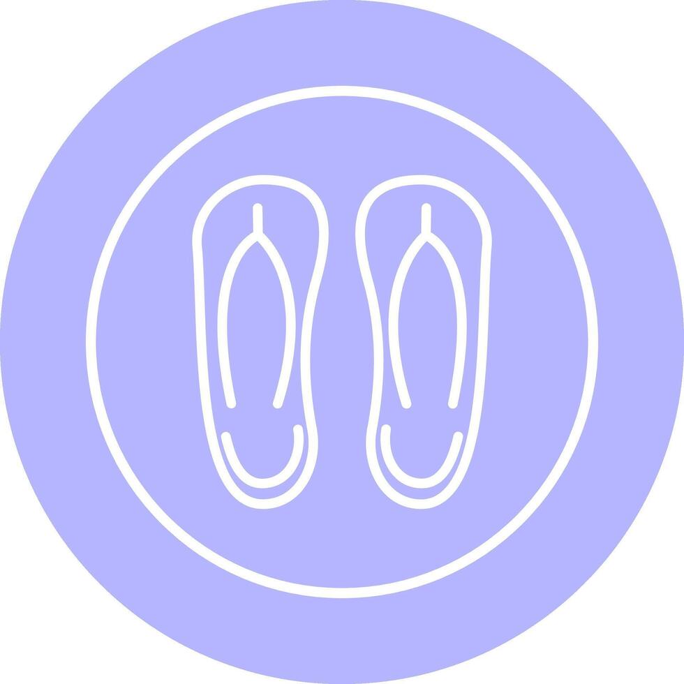 slippers vector icoon