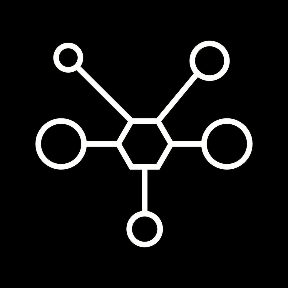 molecuul vector pictogram