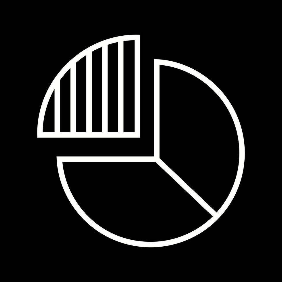 cirkeldiagram vector pictogram