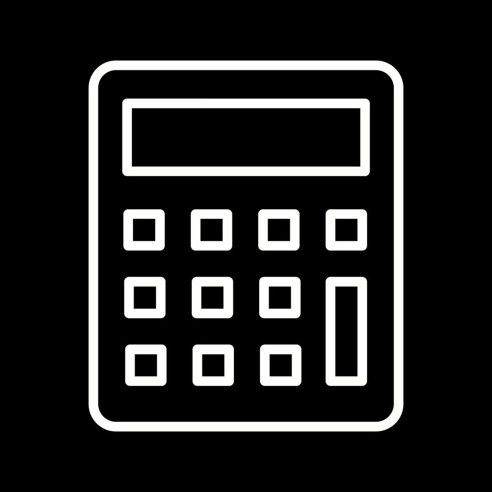 rekenmachine vector pictogram