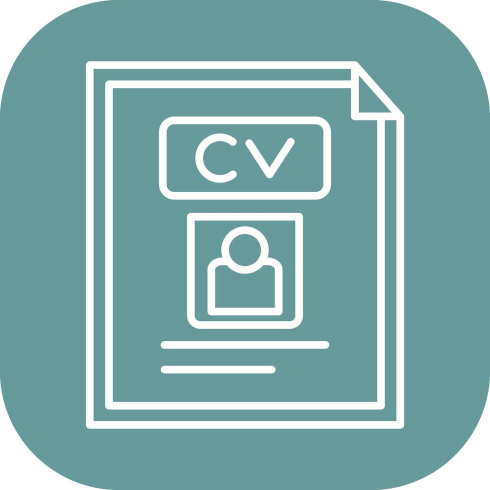 CV vector icoon