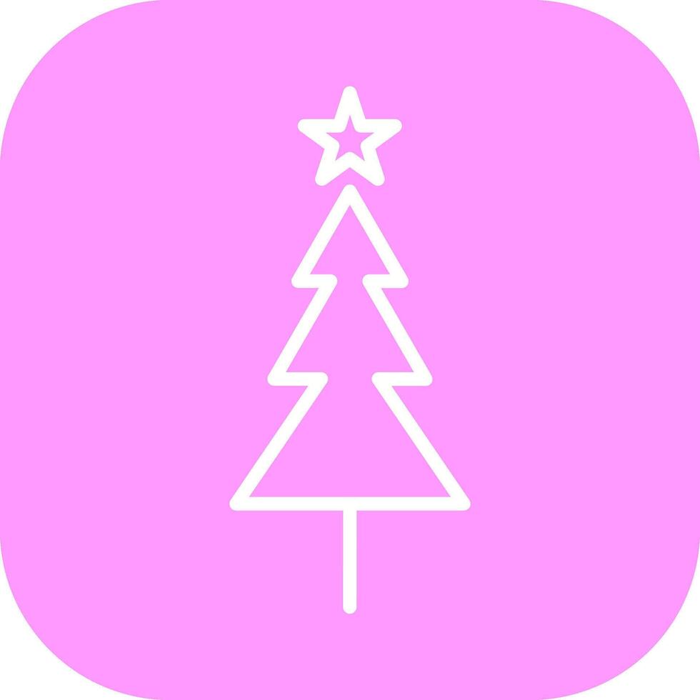 kerstboom vector pictogram