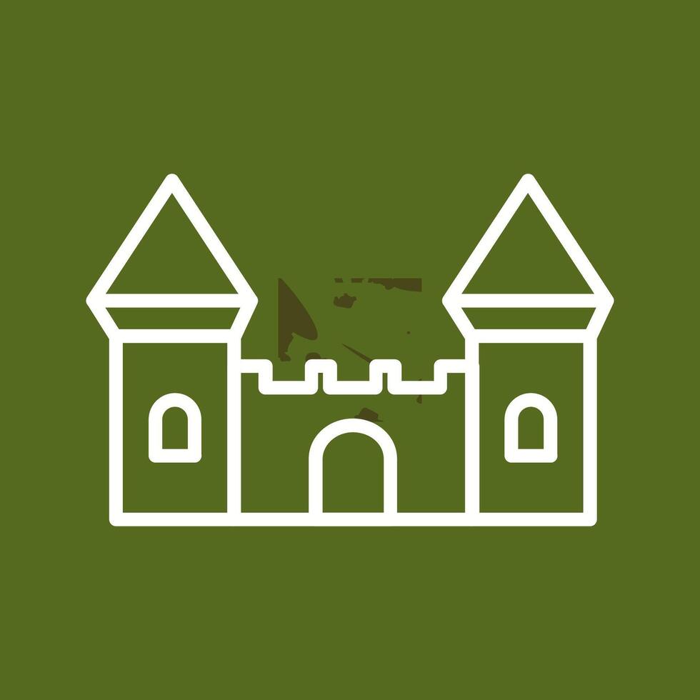 kasteel vector pictogram