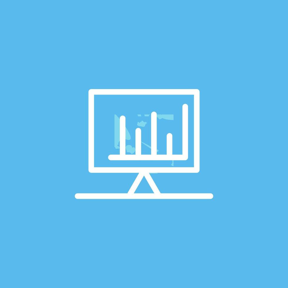 gecontroleerd bar diagram vector icoon