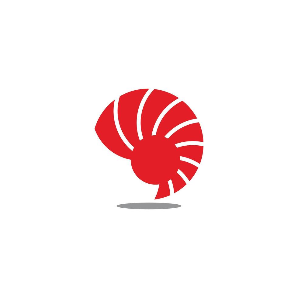 rood kolken zon Japan symbool logo vector