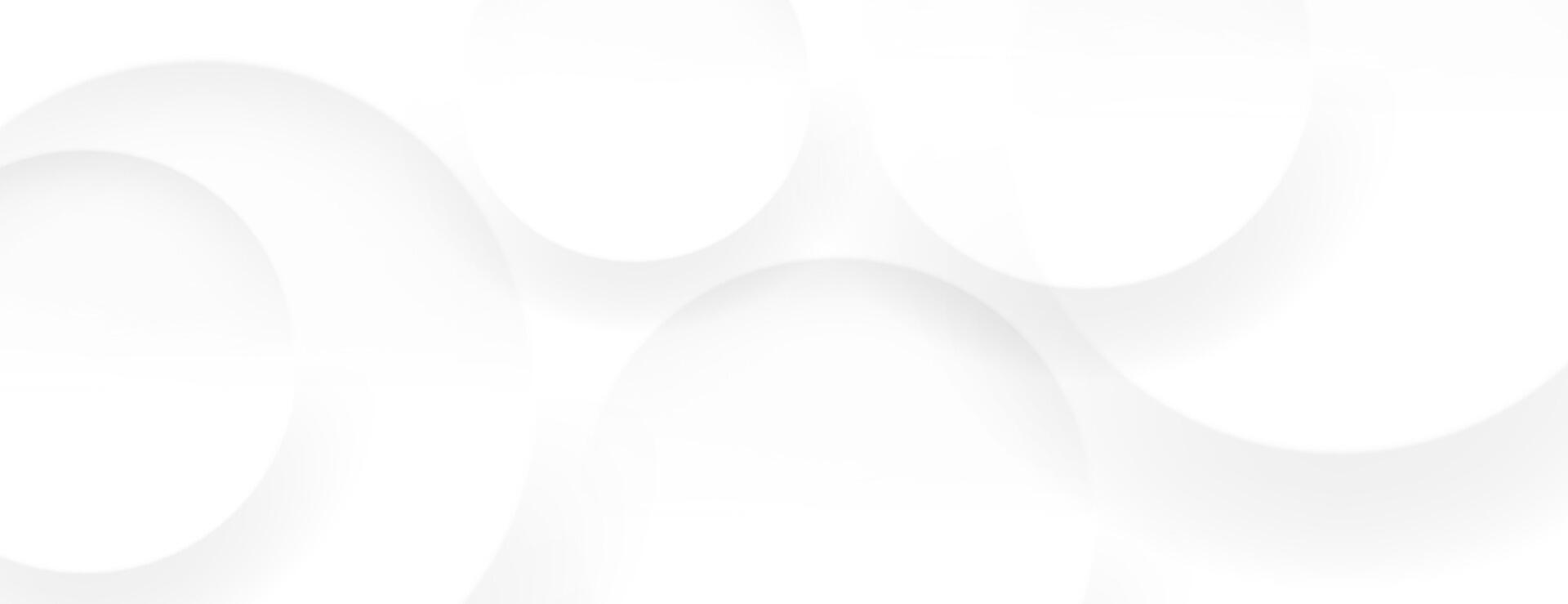 abstract wit banier achtergrond met cirkel structuur samenstelling. vector illustratie