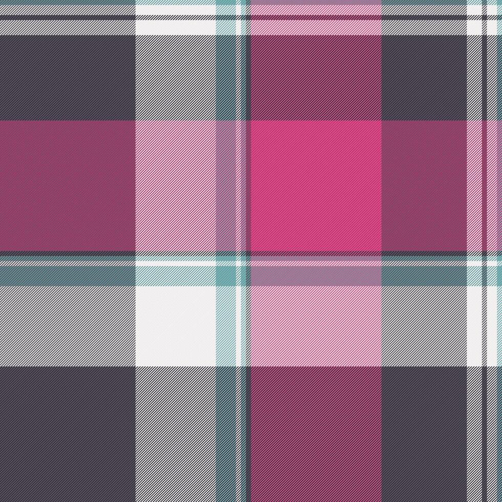 textiel patroon kleding stof van Schotse ruit achtergrond naadloos met een vector structuur plaid controleren.