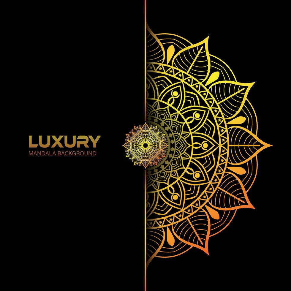 sier- luxe mandala achtergrond met gouden arabesk patroon vector illustratie ontwerp.