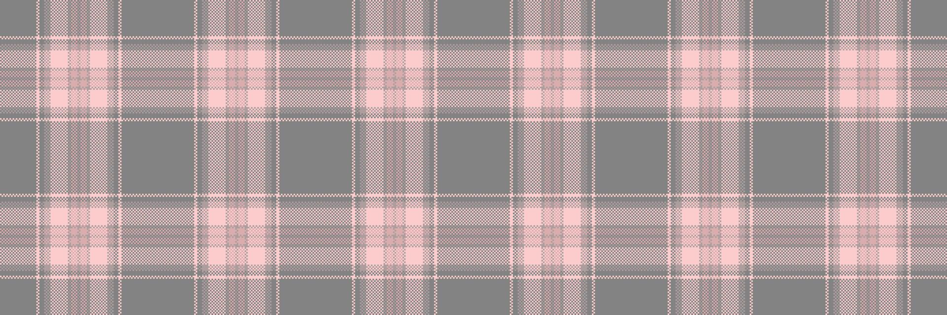 gelukkig textiel kleding stof naadloos, leeftijd patroon plaid tartan. plein structuur vector achtergrond controleren in licht en grijs kleuren.