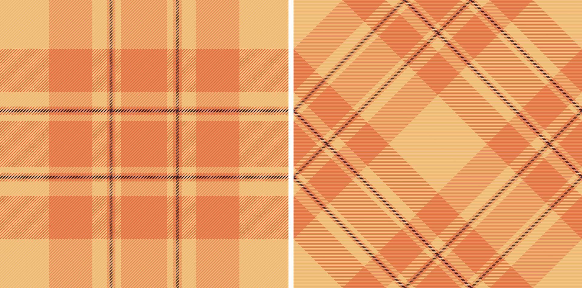 structuur textiel controleren van Schotse ruit naadloos achtergrond met een kleding stof plaid patroon vector. vector