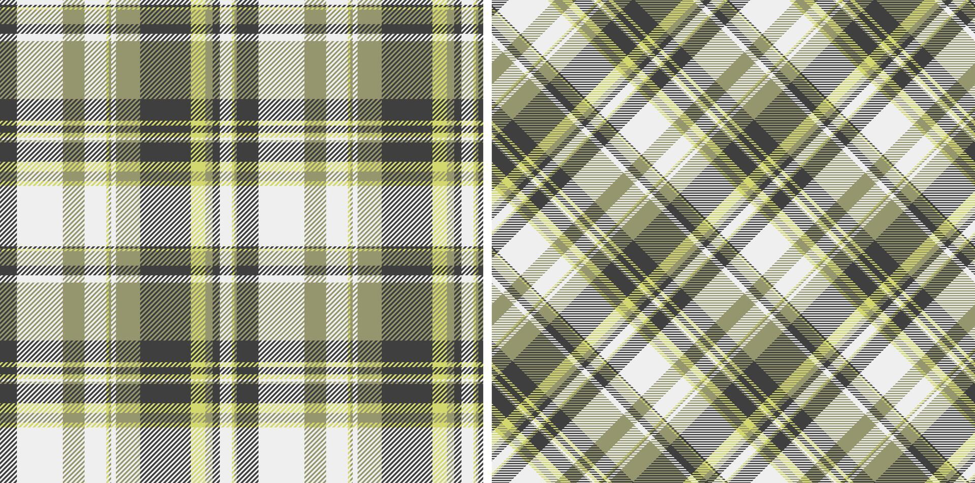 achtergrond plaid naadloos van patroon Schotse ruit kleding stof met een structuur textiel controleren vector. reeks in retro kleuren voor grafisch ontwerp gedetailleerd bewerkbare staal. vector