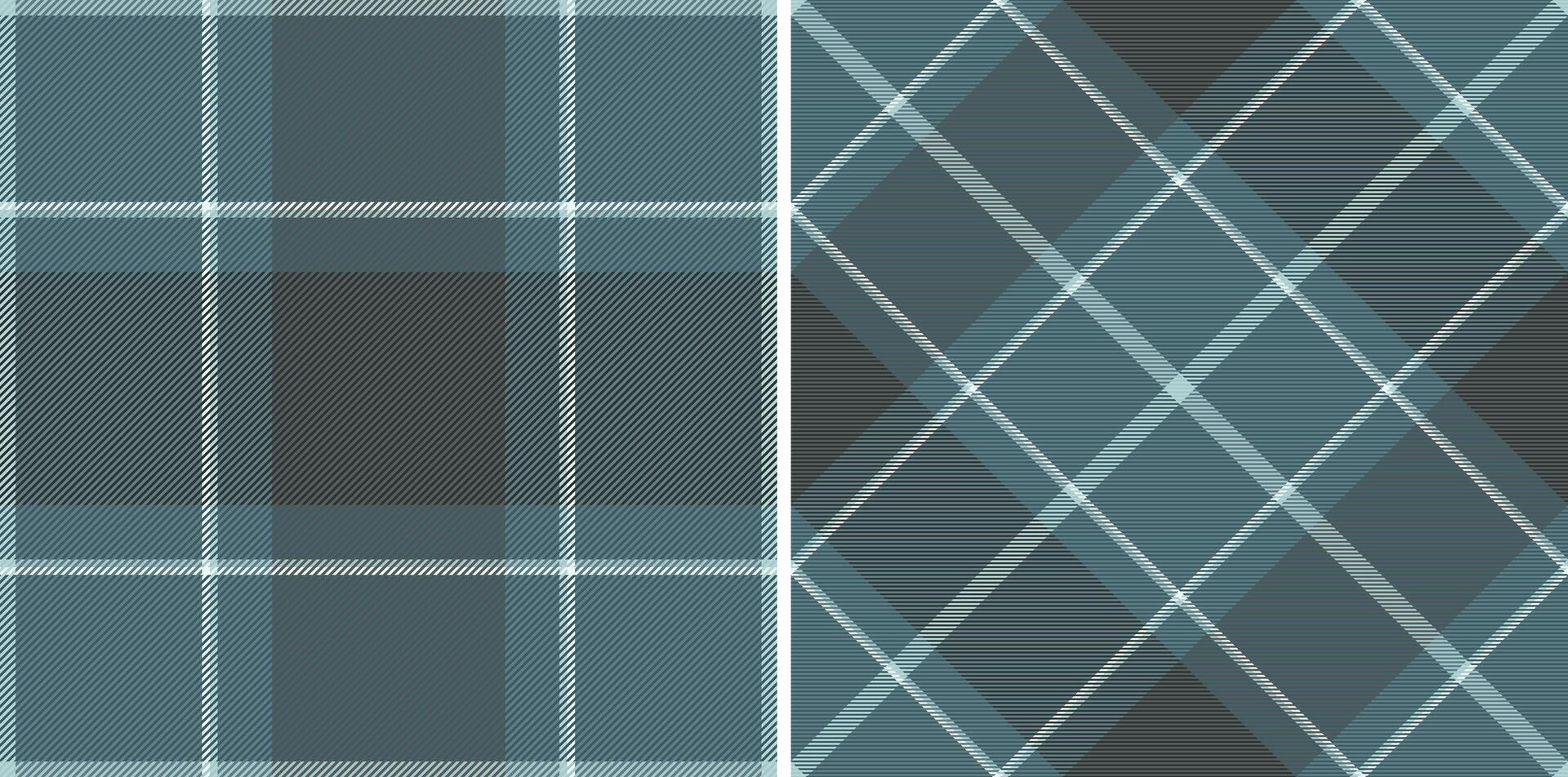 textiel controleren kleding stof van achtergrond structuur Schotse ruit met een patroon vector naadloos plaid.