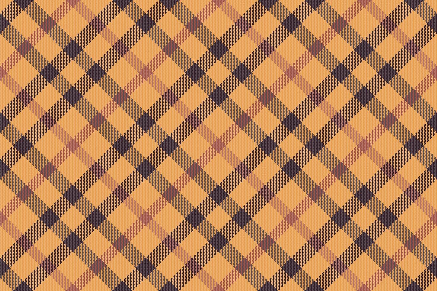 aankoop naadloos vector patroon, jeugd kleding stof Schotse ruit textuur. Kerstmis kaart plaid controleren textiel achtergrond in oranje en pastel kleuren.