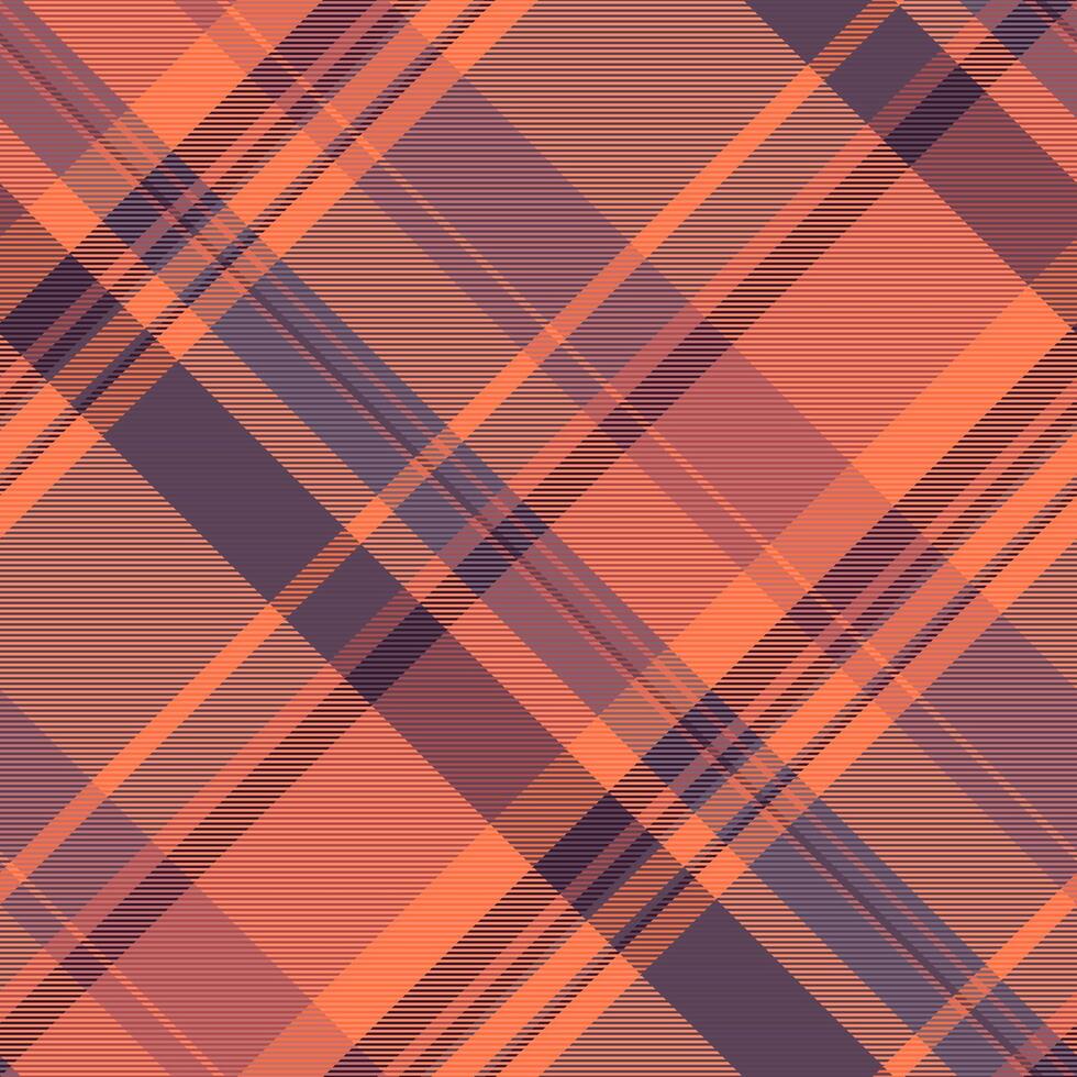 club plaid structuur controleren, herhalen Schotse ruit textiel vector. backdrop kleding stof naadloos patroon achtergrond in rood en pastel kleuren. vector
