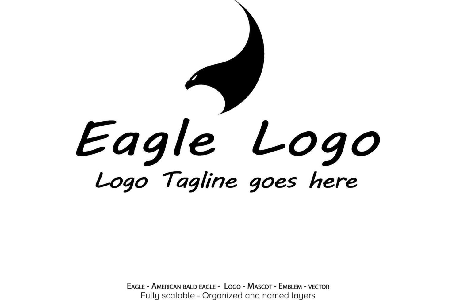 adelaar logo, vliegend vogel embleem. duif mascotte. Amerikaans kaal adelaar silhouet logo. minimaal ontwerp, minimalistisch logo vector