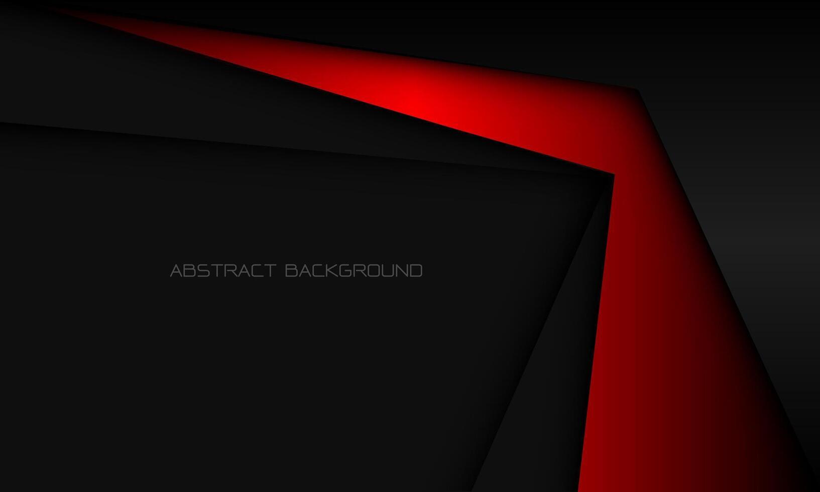 abstract rood pijl richting grijs metalen zwart schaduw meetkundig luxe ontwerp modern futuristische technologie achtergrond vector
