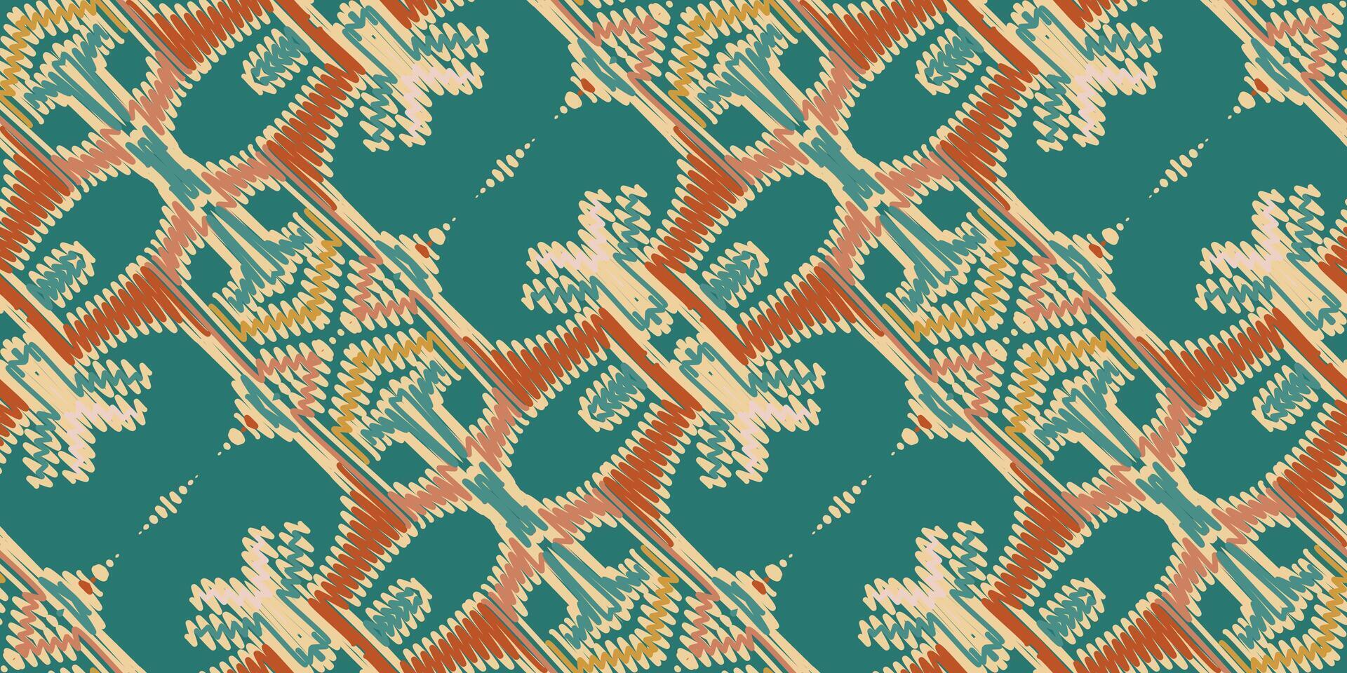 lapwerk patroon naadloos Scandinavisch patroon motief borduurwerk, ikat borduurwerk vector ontwerp voor afdrukken Egyptische patroon Tibetaans mandala bandana
