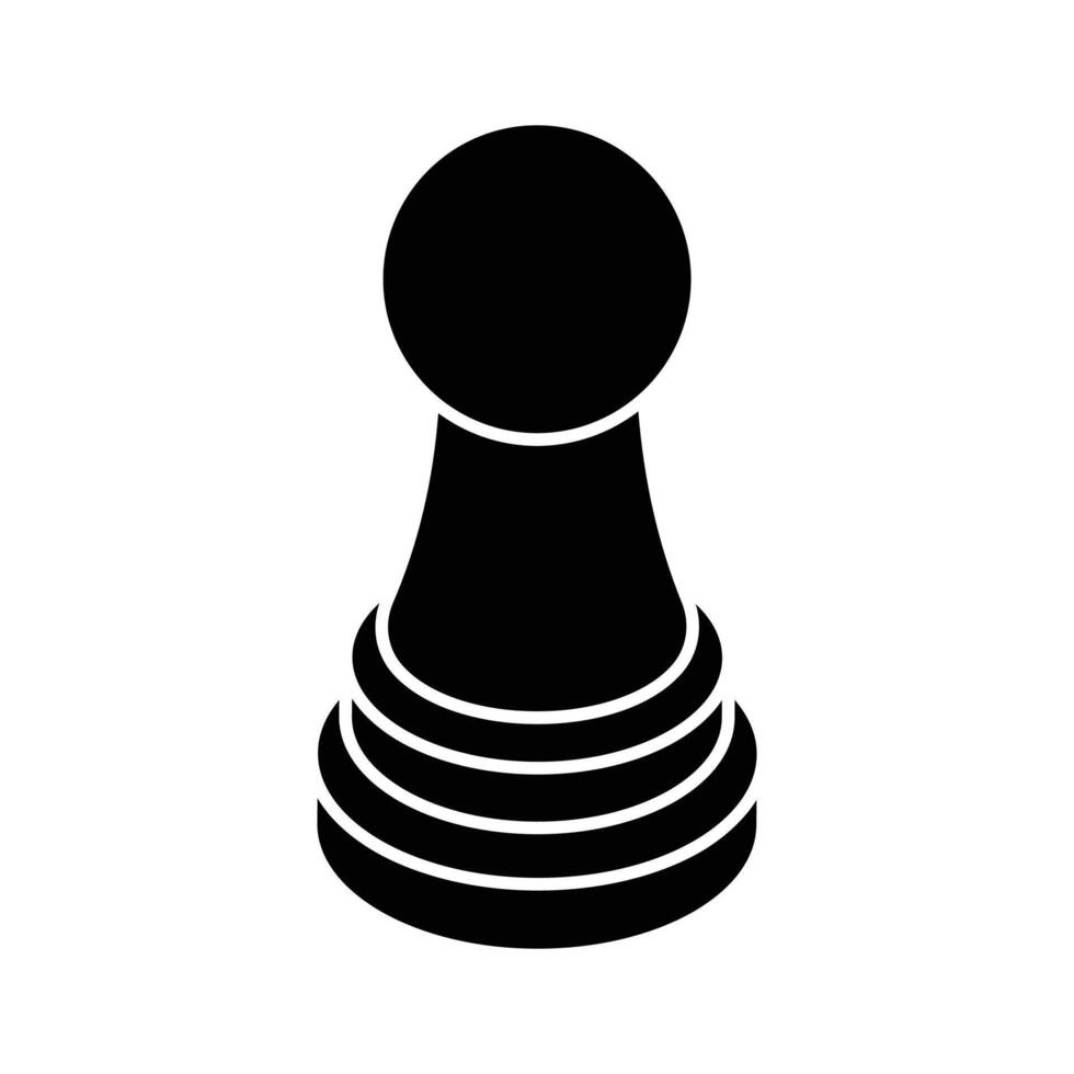 krijgen deze prachtig ontworpen icoon van schaak stuk in modieus isometrische stijl vector