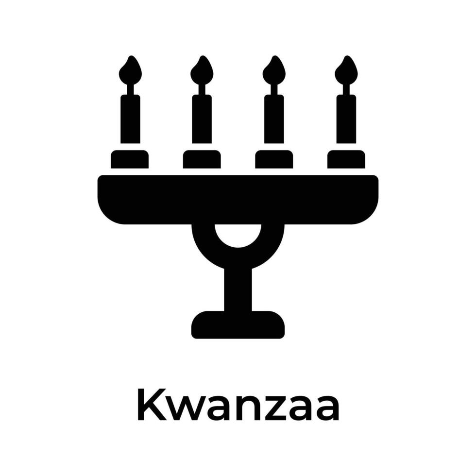 gelukkig kwanzaa, kwanzaa dag creatief icoon, klaar naar gebruik en downloaden vector