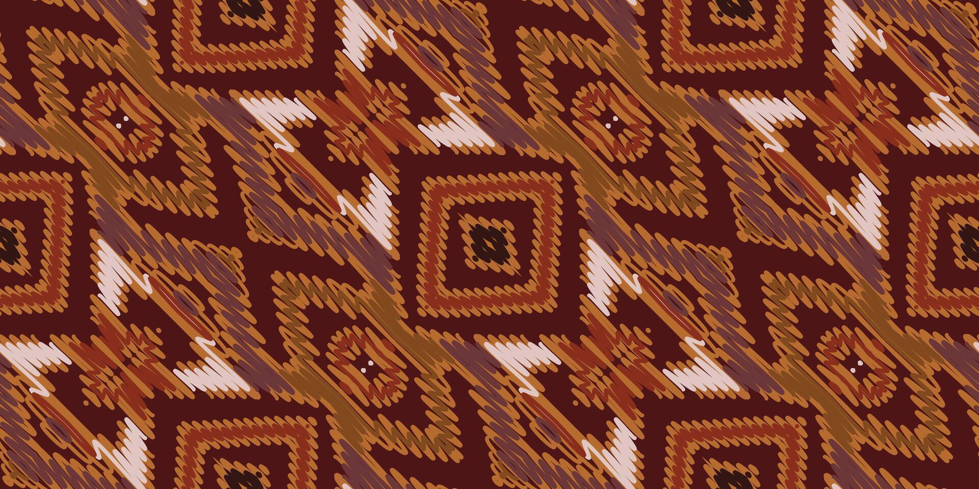 stropdas kleurstof patroon naadloos bandana afdrukken zijde motief borduurwerk, ikat borduurwerk vector ontwerp voor afdrukken Egyptische hiërogliefen Tibetaans geo- patroon