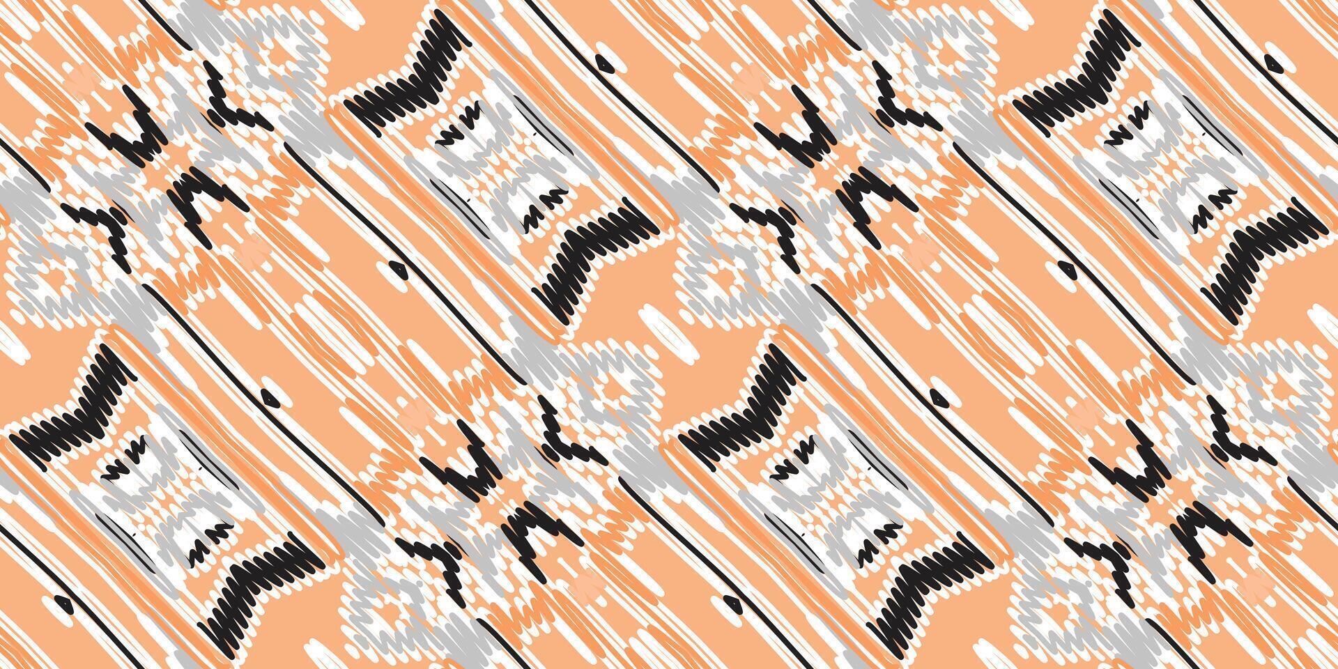 stropdas kleurstof patroon naadloos inheems Amerikaans, motief borduurwerk, ikat borduurwerk vector ontwerp voor afdrukken Scandinavisch patroon Saree etnisch geboorte zigeuner patroon