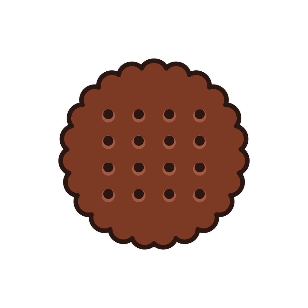 biscuit icoon vector ontwerp sjabloon in wit achtergrond