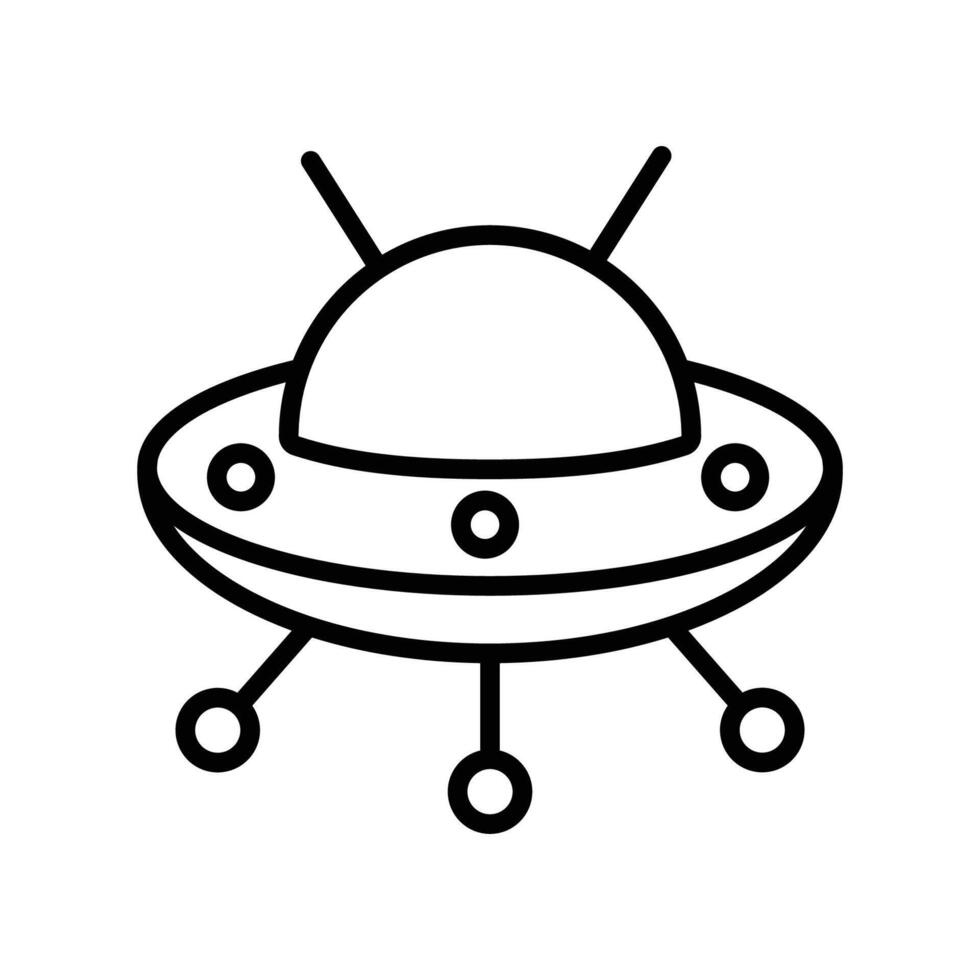 ufo icoon vector ontwerp sjabloon in wit achtergrond