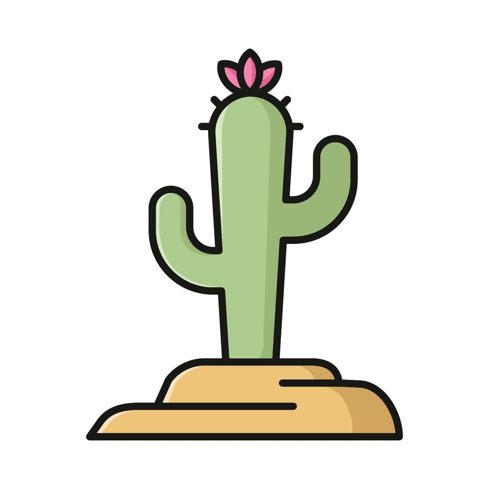 cactus icoon vector ontwerp sjabloon in wit achtergrond