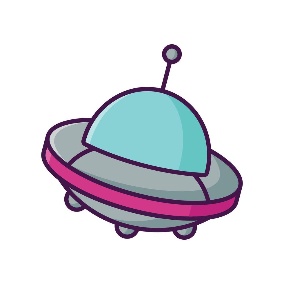 ufo icoon vector ontwerp sjabloon in wit achtergrond