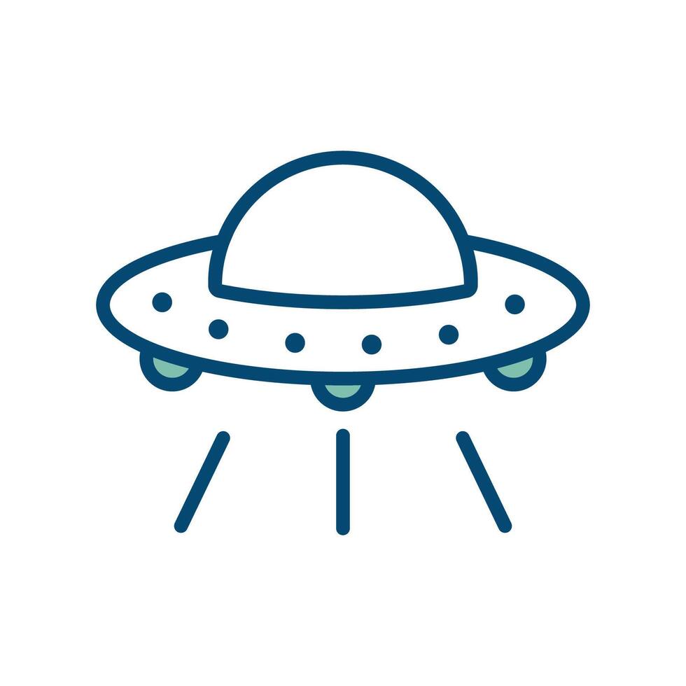 ufo icoon vector ontwerp sjabloon in wit achtergrond