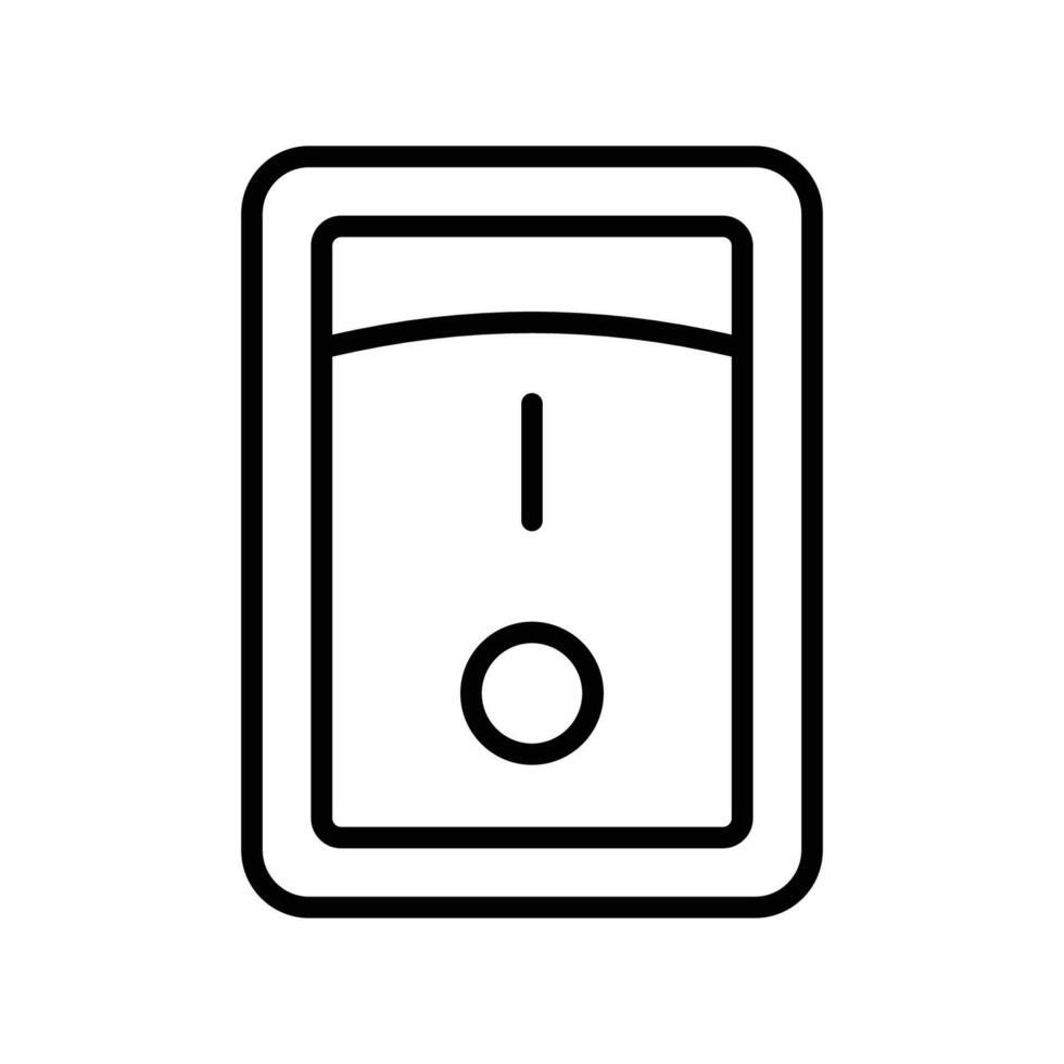 schakelaar knop icoon vector ontwerp sjabloon in wit achtergrond
