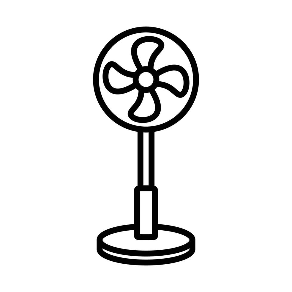 elektrisch ventilator icoon vector ontwerp sjabloon in wit achtergrond