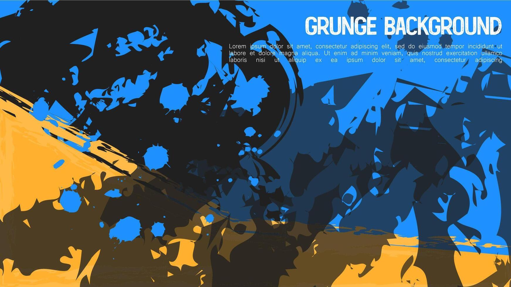 grunge abstract achtergrond kleurrijk ontwerp. sjabloon banier blanco schilder. vector illustratie.