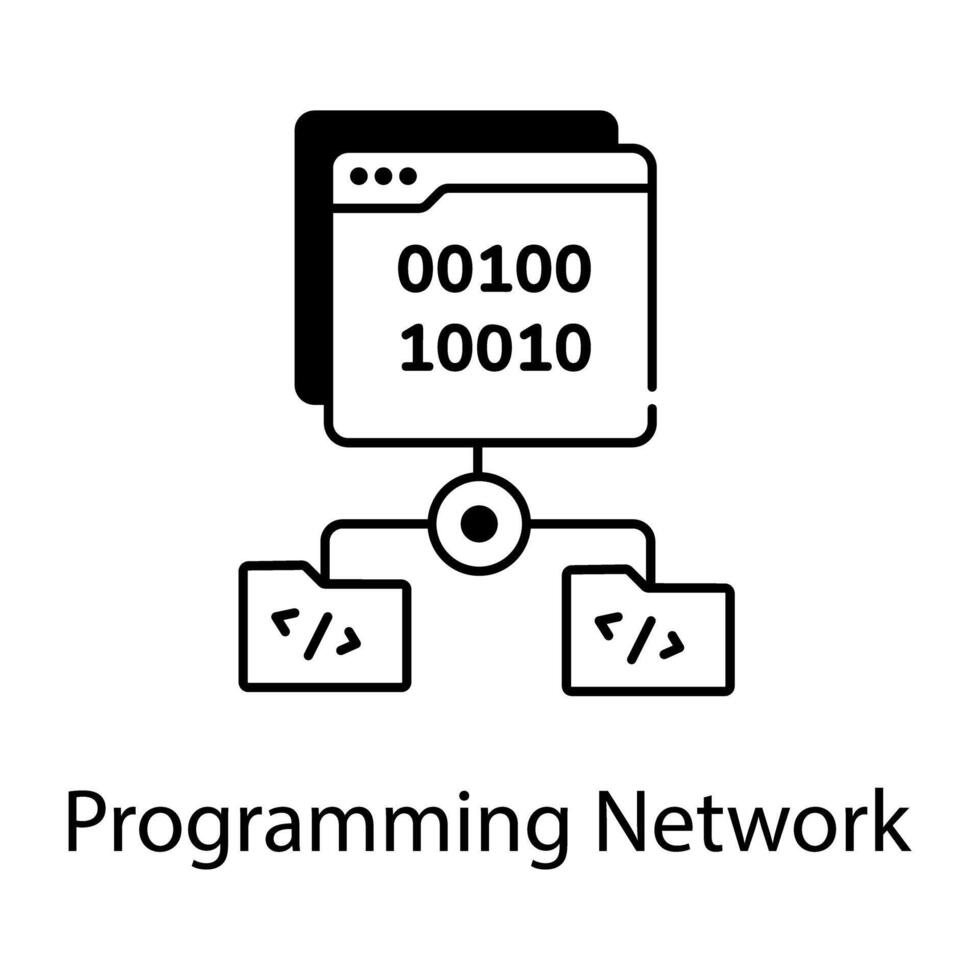 web en netwerk Diensten vector