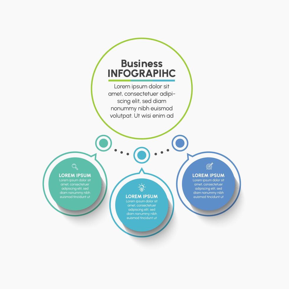 presentatie zakelijke infographic sjabloon vector