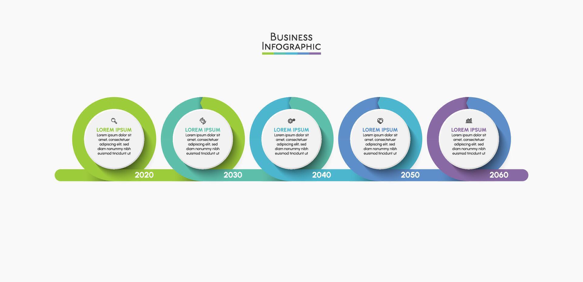 presentatie zakelijke infographic sjabloon vector