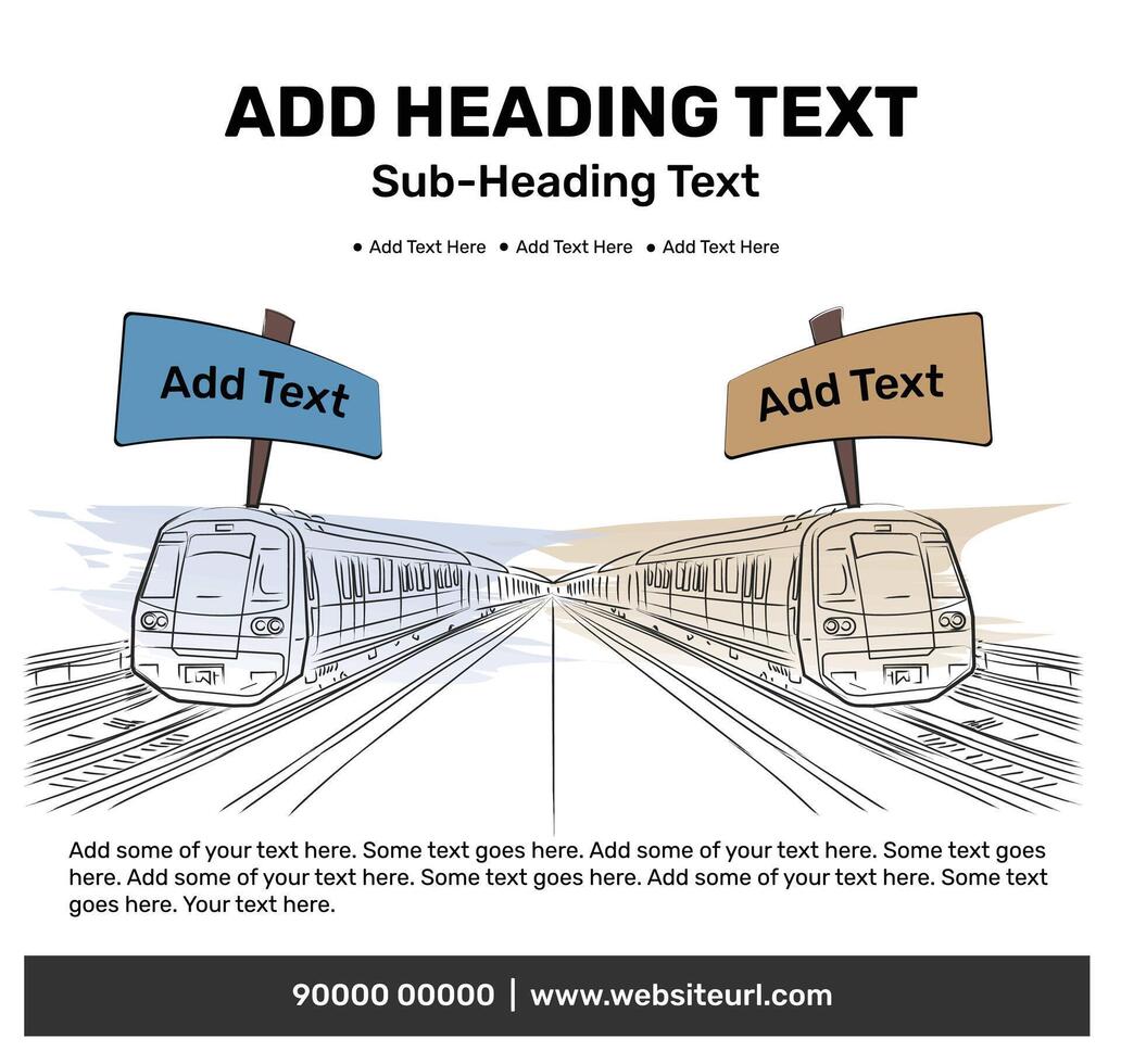 Indisch metro trein illustratie concept vector