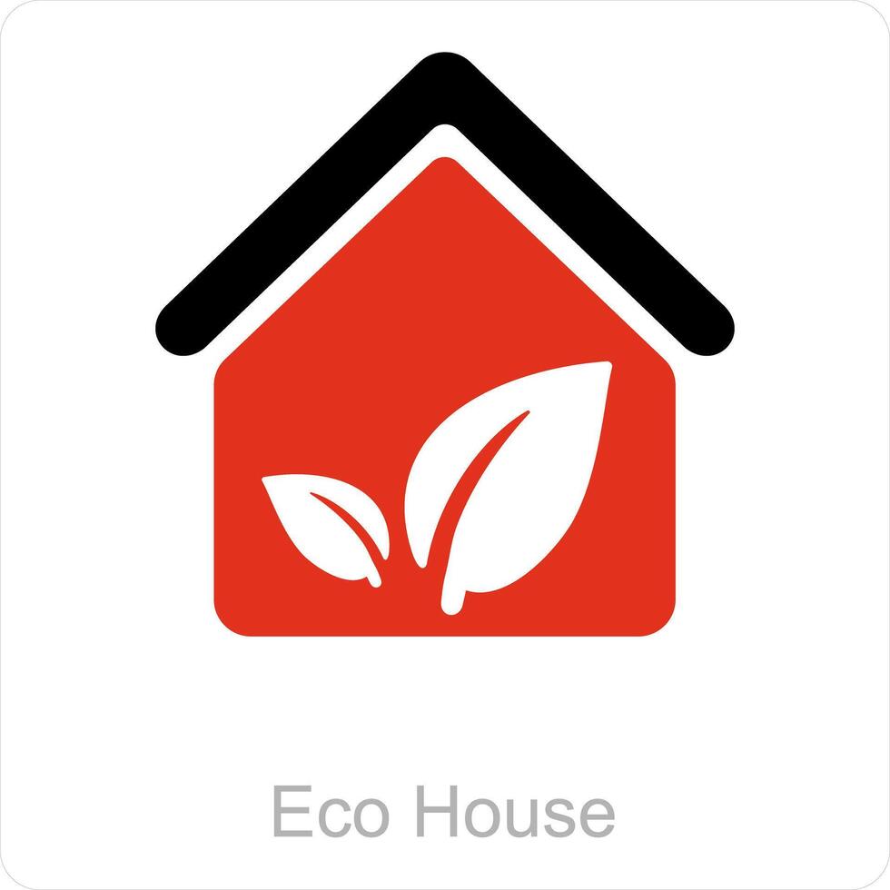 ecologie en ecologisch icoon concept vector