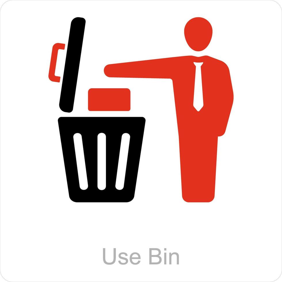 recycle label en label icoon concept vector
