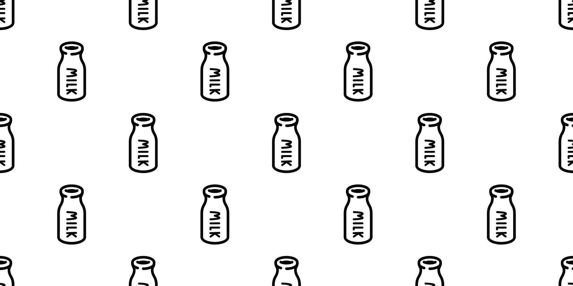 melk fles naadloos patroon vector tekenfilm sjaal geïsoleerd herhaling behang tegel achtergrond textiel tekening illustratie ontwerp