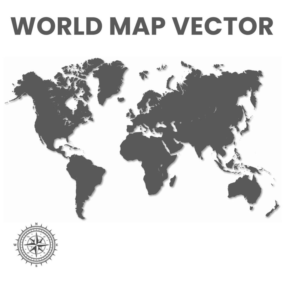 silhouet kaart icoon geïsoleerd Aan wit achtergrond. vector