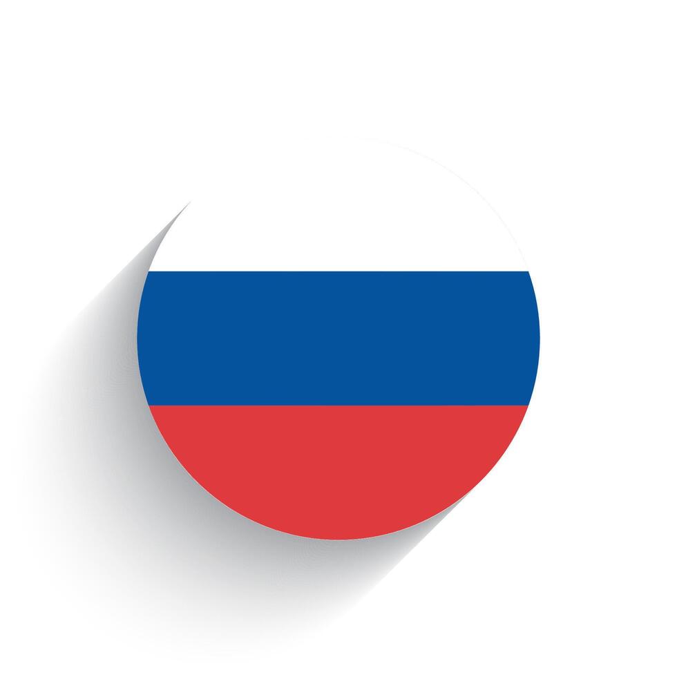 nationaal vlag icoon vector illustratie van Rusland geïsoleerd Aan wit achtergrond.